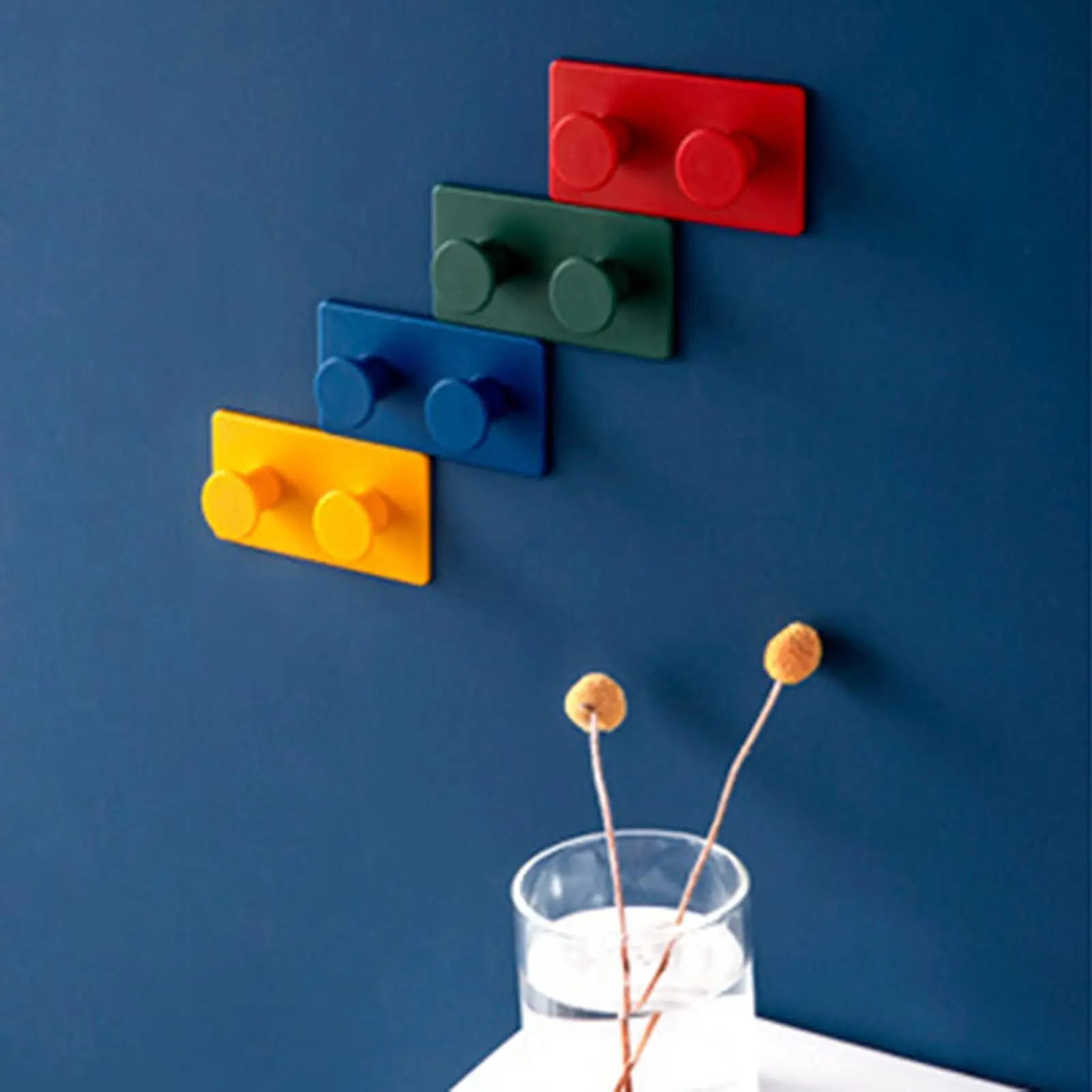 Set de 4 Ganchos de Pared Adhesivos para Colgar. Perchero
